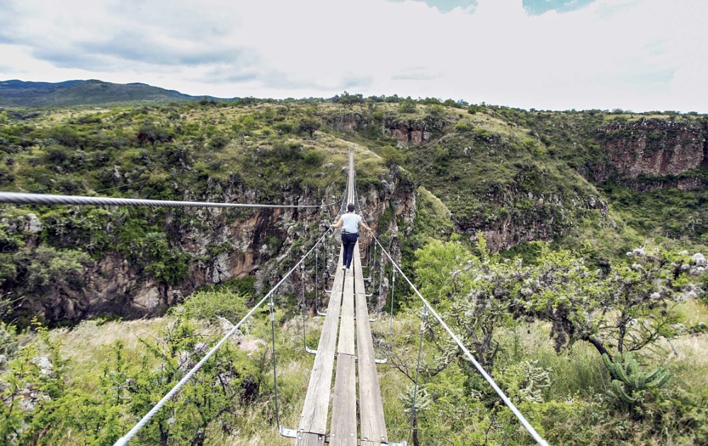 Puentes colgantes Parque-de Aventuras San Miguel de Allende
