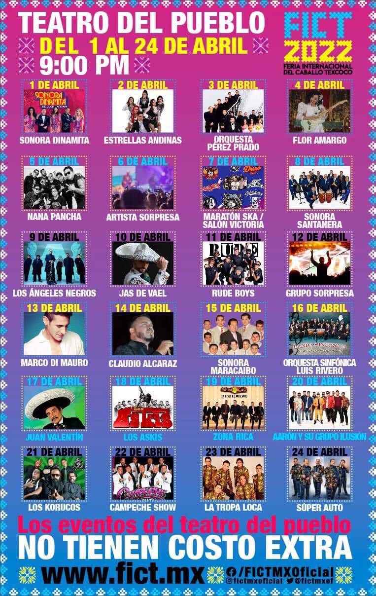 Teatro del Pueblo Feria de Texcoco, Internacional del Caballo 2022