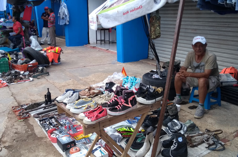 Tianguis en Mérida