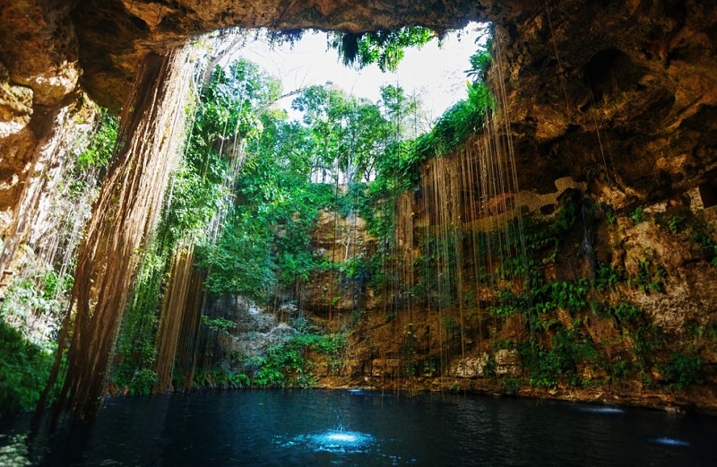 Cenote Ik Kil en Mérida México